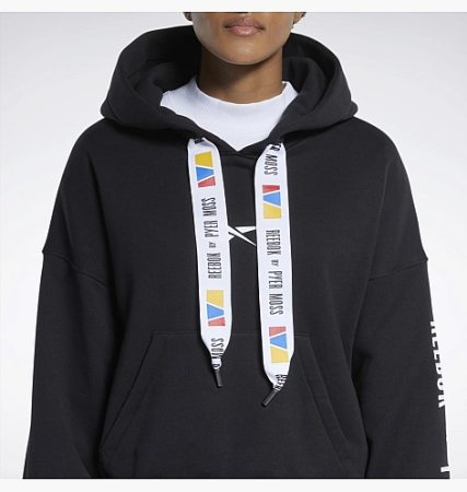 Джерси, толстовки, худи Толстовка Reebok RCPM HOODIED SWEATSHIRT black Артикул GF7197L, GF71972XL, GF7197M, GF7197XL, GF7197XS, GF7197S