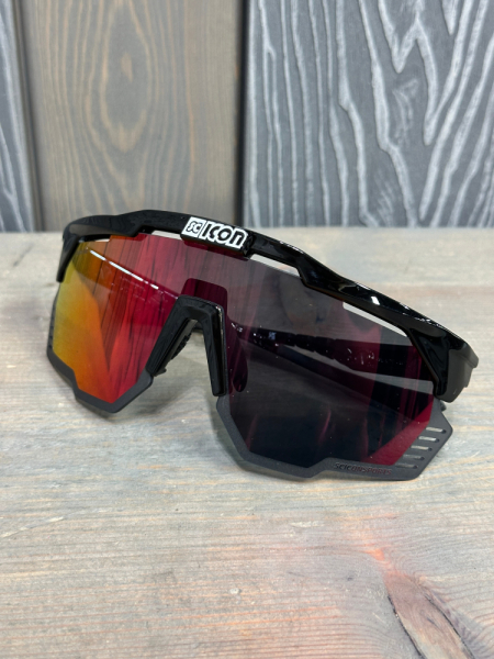 Очки спортивные Scicon AeroShade Kunken оправа Black Gloss линза SCNPP Multimirror Red