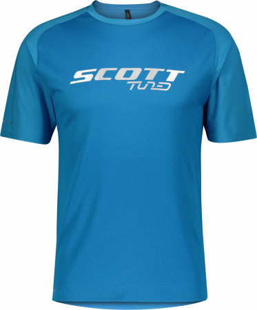 Джерси, толстовки, худи Джерси Scott Trail Tuned SS atlantic blue Артикул 7615523063291