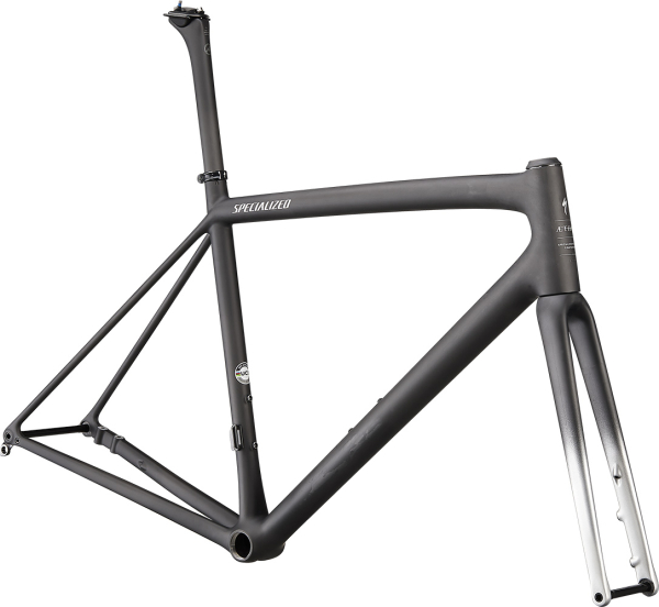 рама specialized aethos 2021 carbon/satin flake silver