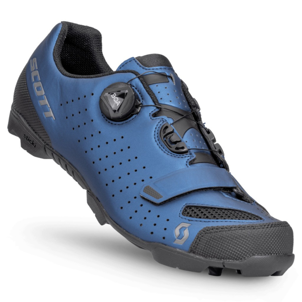 Велотуфли MTB Scott Comp Boa metallic blue/black