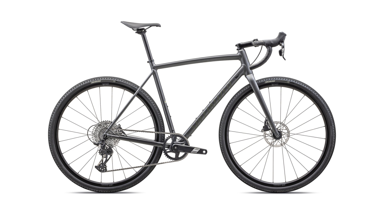 Циклокроссовые, внедорожные велосипеды Specialized Crux Comp DSW 2025 Satin Smoke/Oak Green Артикул 91425-5349, 91425-5361, 91425-5354, 91425-5358, 91425-5356, 91425-5352
