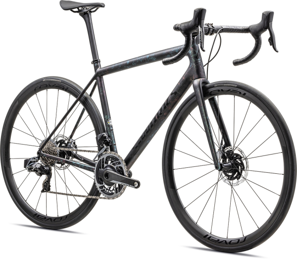 Specialized S-Works Aethos 2023 SRAM Red eTap AXS Gloss Obsidian/Lapis + Abalone Organic Color Run