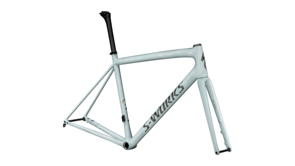 рама specialized s-works aethos 2025 gloss sea foam / dry brushed violet + gold ghost pearl / smoke