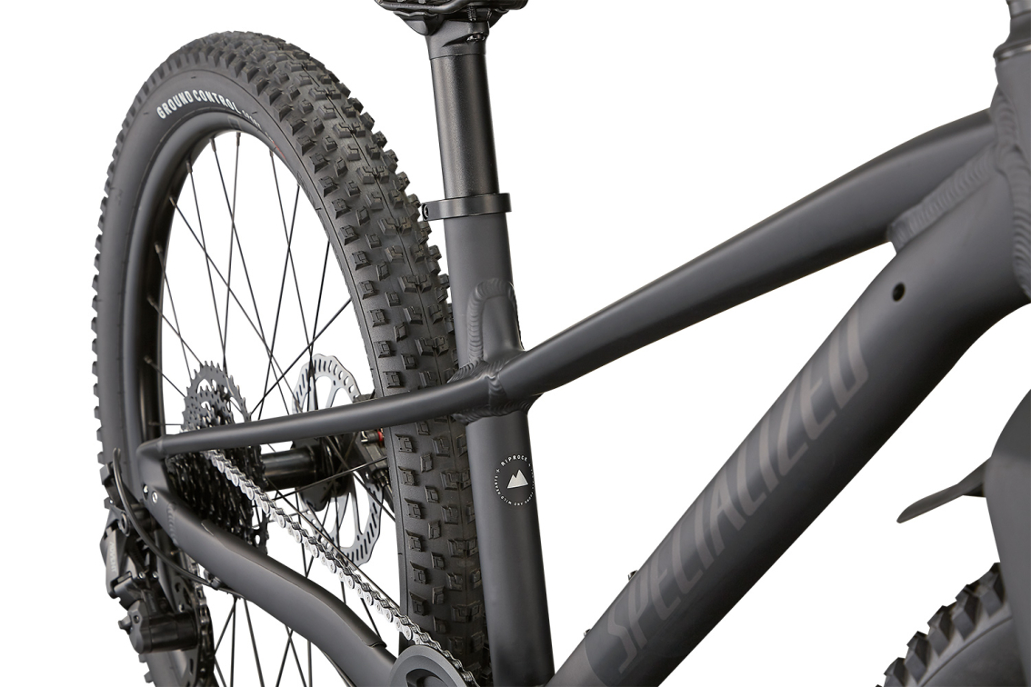 Подростковые,  для мальчиков, старше 8-ми лет Specialized Riprock 24 2022 Satin Cast Black/Smoke Артикул 96522-8711