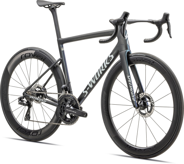 Specialized S-Works Tarmac SL8 Dura-Ace Di2 2024 Satin Carbon / Viavi Cynan Blue / Viavi Silver