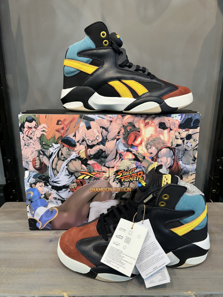 Кроссовки Reebok SHAQ ATTAQ core black/dark sable/luxe blue