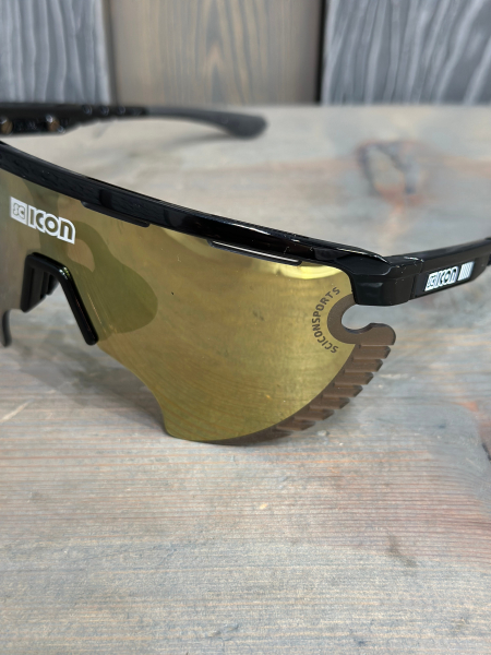 Очки Очки спортивные Scicon AeroWing Lamon оправа Black Gloss линза SCNPP Multimirror Bronze Артикул 