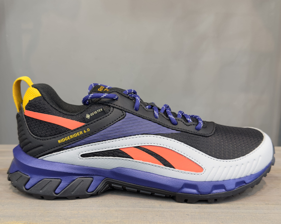 Кроссовки Кроссовки женские Reebok Ridgerider 6 GTX core black/bold purple/orange flare Артикул GX22479.5, GX224710, GX22479, GX22477, GX22478.5, GX224710.5
