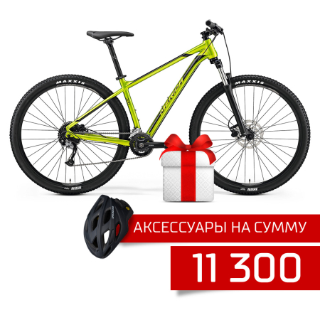 Merida 2020 по акции, горные велосипеды Merida Big Nine 200 Glossy Olive Green Black 2019 Артикул 