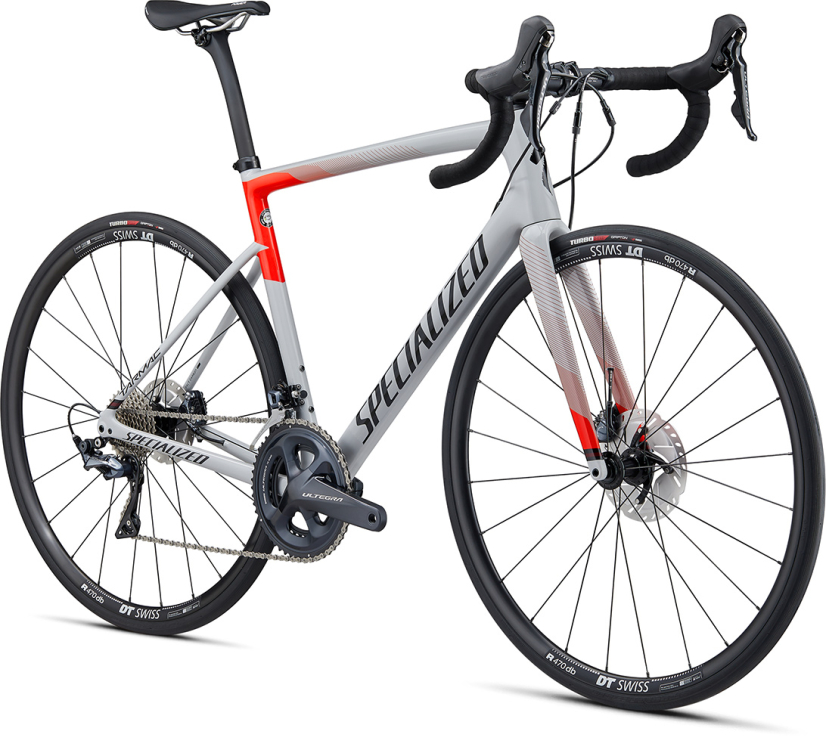 Шоссейные велосипеды Specialized Tarmac SL6 Comp Disc 2020 серый-красный Артикул 90620-5144, 90620-5154, 90620-5158, 90620-5156, 90620-5161, 90620-5149, 90620-5152