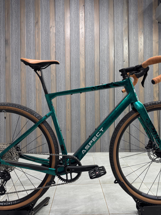 Гравийные велосипеды, ригиды Aspect Allroad CF Expert 2026 Зелёный Артикул 4660447850260, 4660447850277