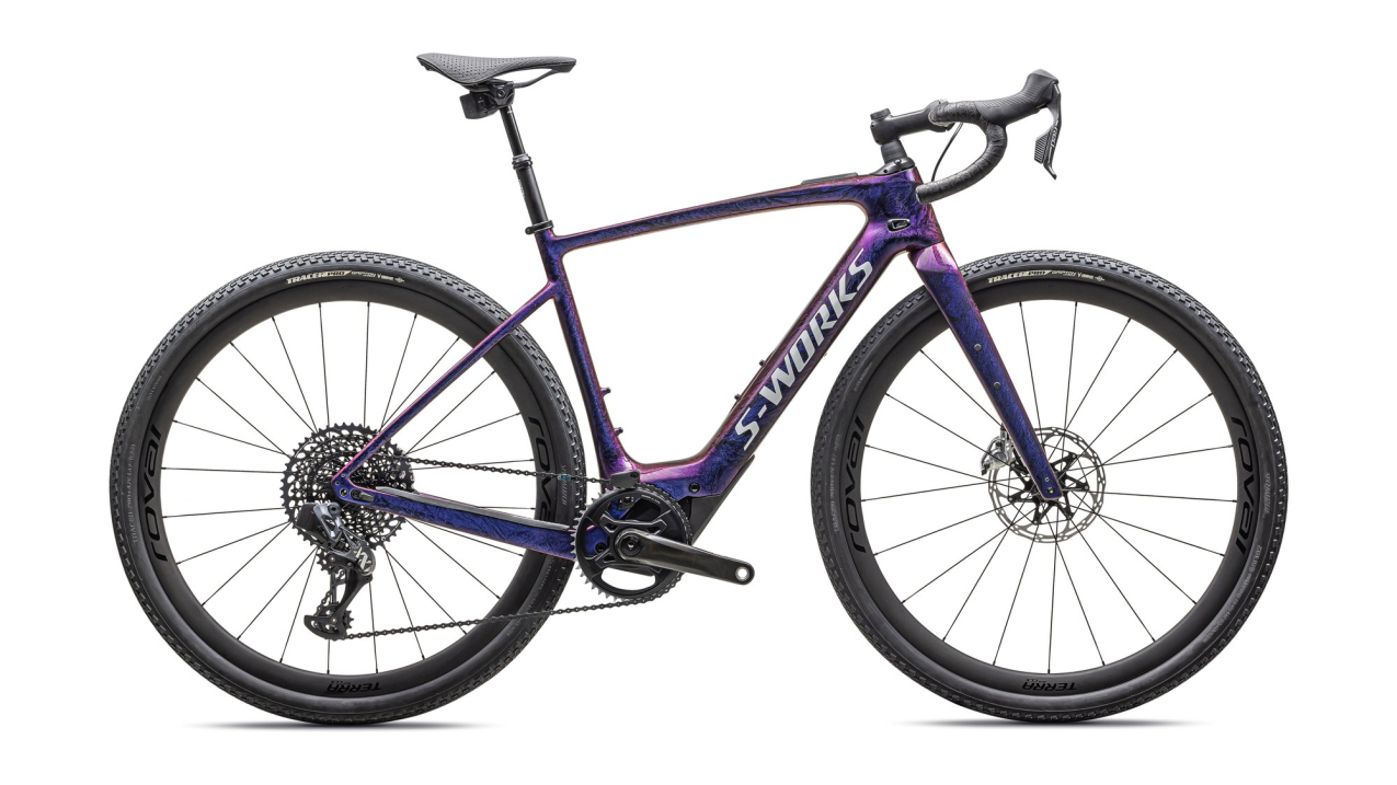 TURBO CREO - теперь 200 км реально! Specialized S-Works Turbo Creo SL 2 2025 Gloss Carbon / Red To Blue Pearl Strata / Satin Liquid Silv Артикул 98125-0054, 98125-0058, 98125-0061, 98125-0056, 98125-0049, 98125-0052