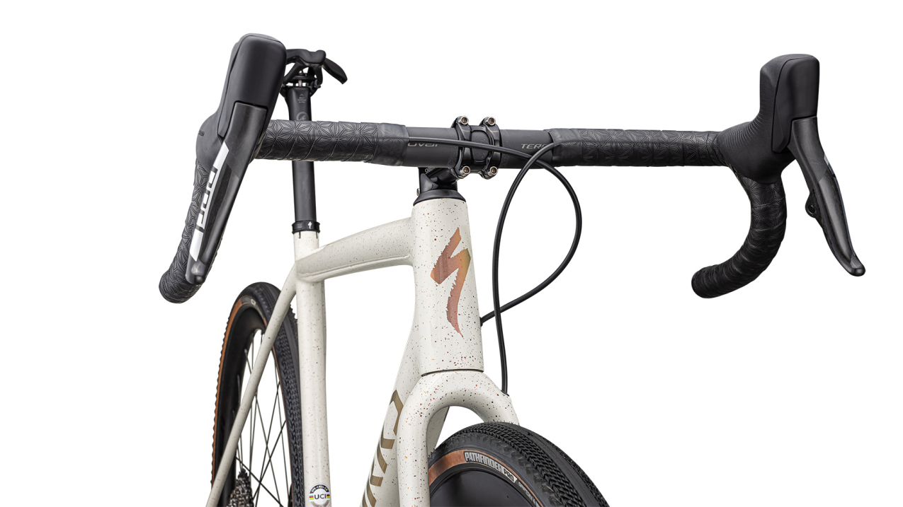 Циклокроссовые, внедорожные велосипеды Specialized S-Works Crux 2023 Gloss Birch Red Gold Pearl Speckle/Red Gold Артикул 91423-0052, 91423-0061, 91423-0058, 91423-0049, 91423-0054, 91423-0056