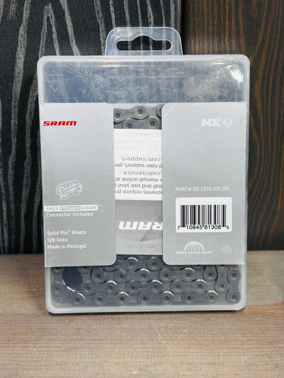 Цепи 12 Цепь Sram NX Eagle Silver 12 скоростей 126зв  Артикул 