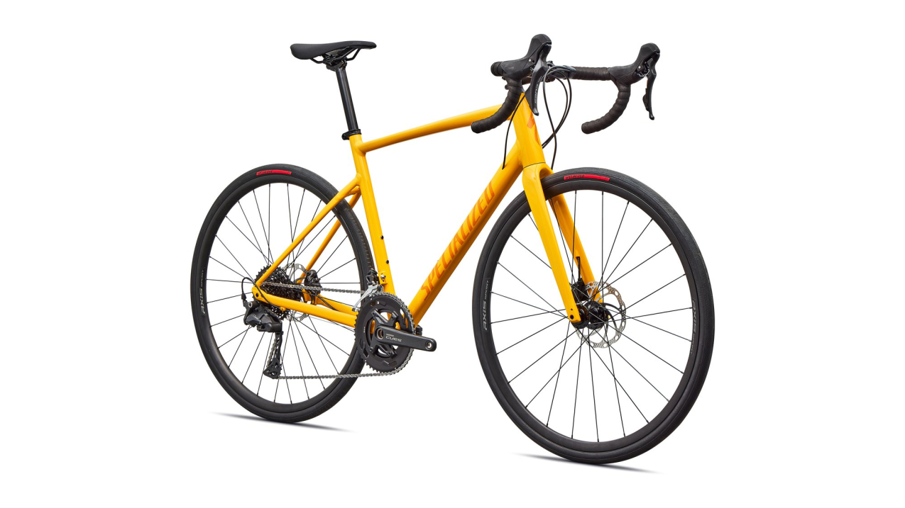 Шоссейные велосипеды Specialized Allez 2026 California Sunshine / Orange Zest Артикул 90026-6244, 90026-6258, 90026-6254, 90026-6252, 90026-6256, 90026-6261, 90026-6249