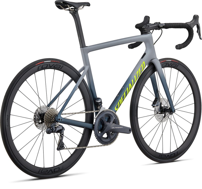 Шоссейные велосипеды Specialized Tarmac SL6 Expert Disc UDI2 2020 серый-желтый Артикул 90620-3249, 90620-3244, 90620-3258, 90620-3252, 90620-3256, 90620-3254, 90620-3261