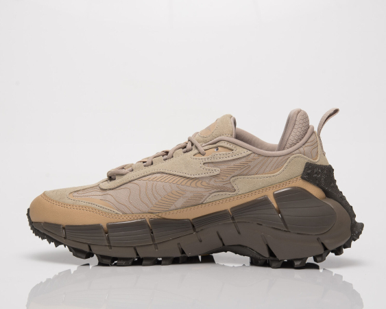 Кроссовки Кроссовки Reebok Zig Kinetica 2.5 Edge modern beige/sahara/trek grey Артикул GZ218411, GZ21846, GZ21849, GZ218413, GZ21848.5, GZ218410.5, GZ218411.5, GZ218412, GZ21849.5, GZ218410