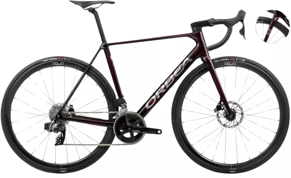 Orbea ORCA M31ETEAM 2024 Wine Red Gloss Titanium