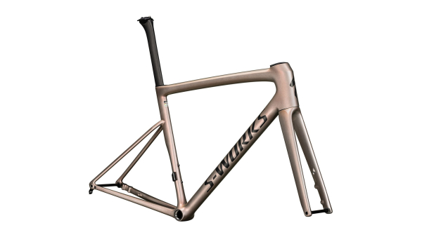 Specialized S-Works Tarmac SL8 2025 Gloss Viavi Red Gold Over Silver / Satin Metallic Obsid