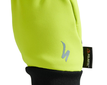 Велоперчатки Велоперчатки зимние LF Specialized Softshell Deep Hyper Green Артикул 67223-3015, 67223-3014