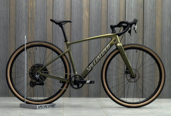Specialized Diverge 4 Comp Carbon 2026 SRAM Apex AXS Laurel Green Metallic/ Dolomite Metallic