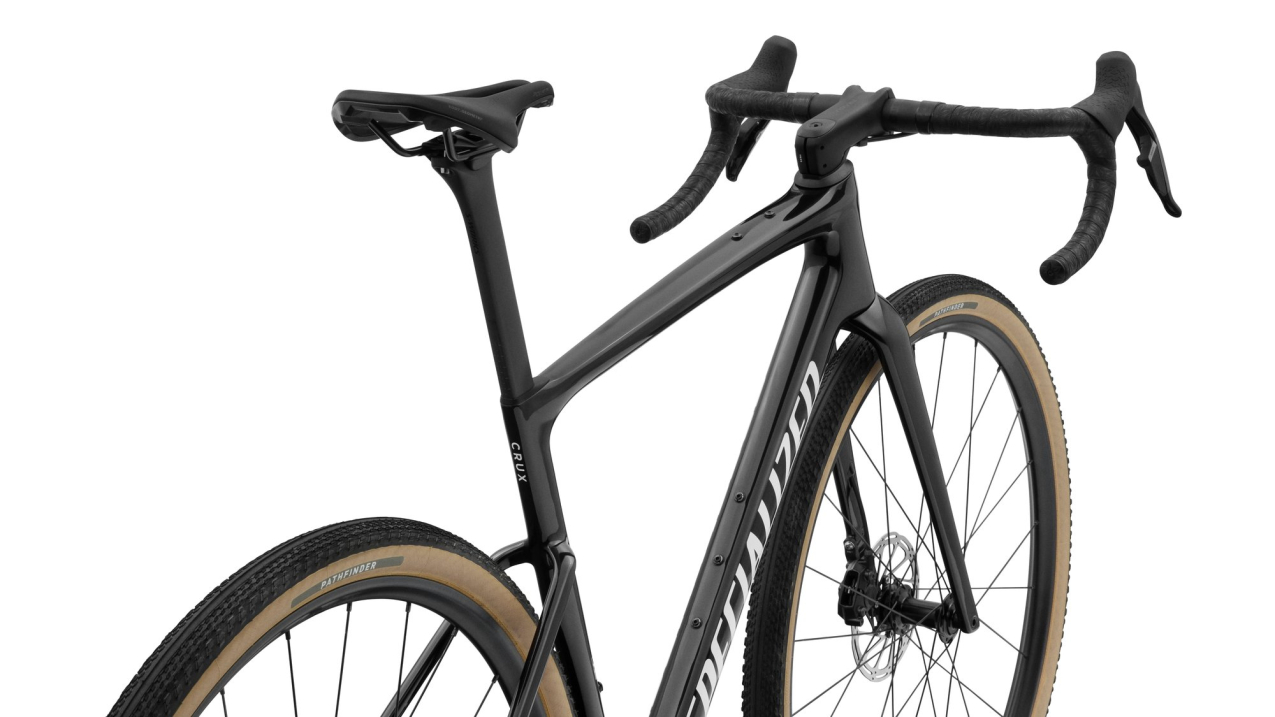 Гравийный велосипед, гоночный Specialized Crux 5 Comp - SRAM Rival XPLR AXS 2027 Obsidian Metallic Артикул 91427-5156, 91427-5152, 91427-5161, 91427-5158, 91427-5154, 91427-5149
