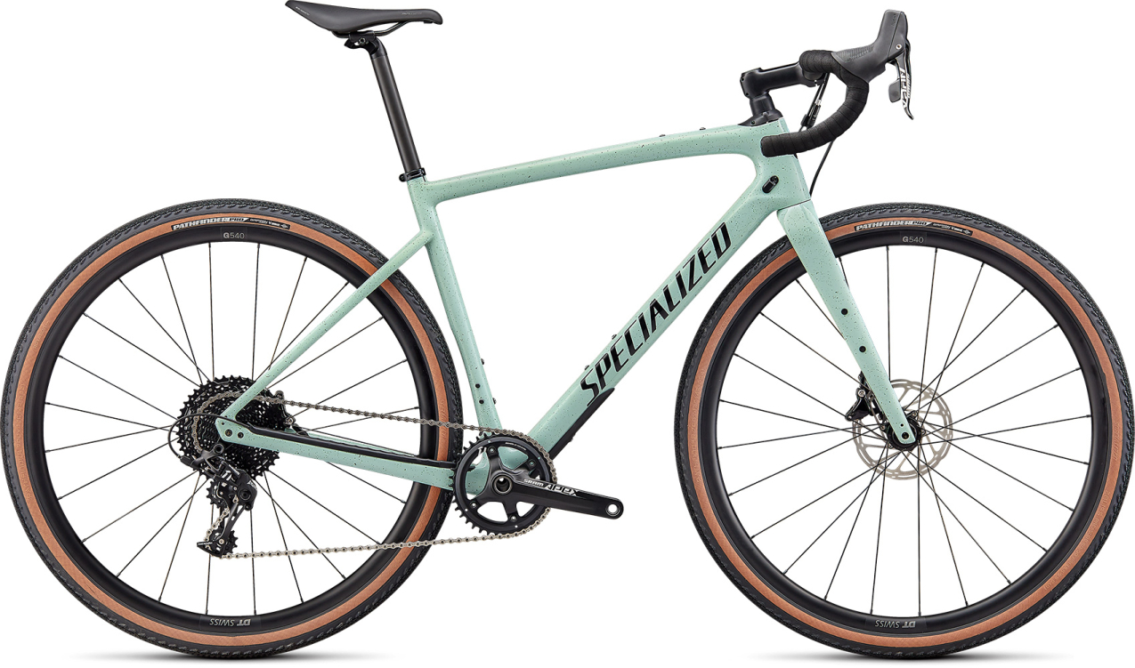 Гравийные велосипеды, комфорт плюс Specialized Diverge Sport Carbon 2022 Gloss CA White Sage/Oak/Black/Chrome/Clean Артикул 95422-6058, 95422-6044, 95422-6064, 95422-6049, 95422-6052, 95422-6061, 95422-6056, 95422-6054