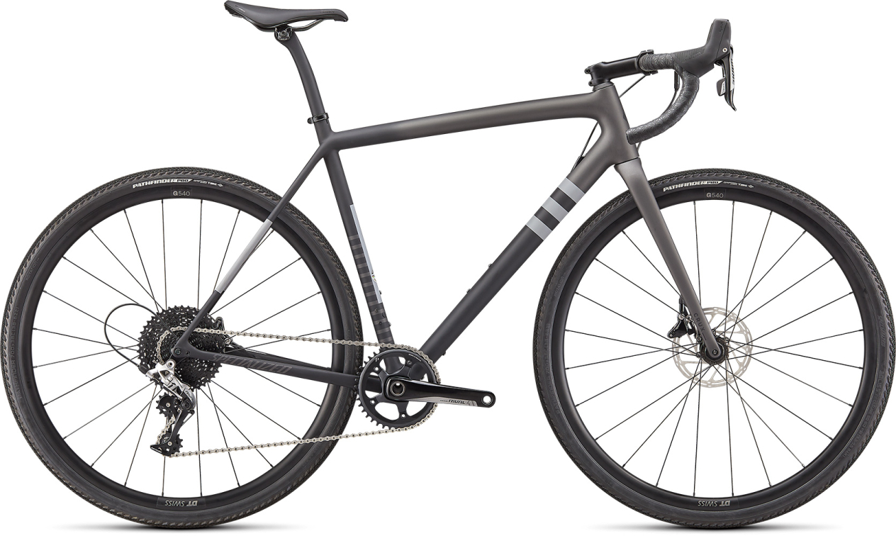 Циклокроссовые, внедорожные велосипеды Specialized Crux Comp 2022 Satin Smoke / Black / Cool Grey Артикул 91422-5158, 91422-5152, 91422-5161, 91422-5156, 91422-5149, 91422-5154