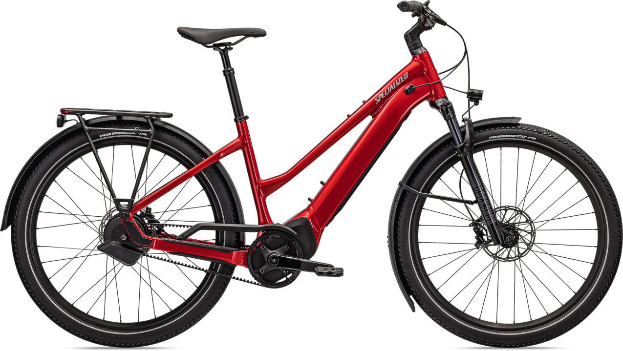 TURBO VADO - свой в городе! Specialized Turbo Vado 5.0 IGH Step-Through 2022 Red Tint / Silver Reflective Артикул 95322-2304, 95322-2303, 95322-2305, 95322-2302