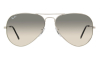 Очки Очки городские Ray-Ban Aviator оправа Polished Silver Metal линза Light Grey Gradient Артикул 