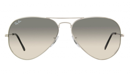 Очки Очки городские Ray-Ban Aviator оправа Polished Silver Metal линза Light Grey Gradient Артикул 