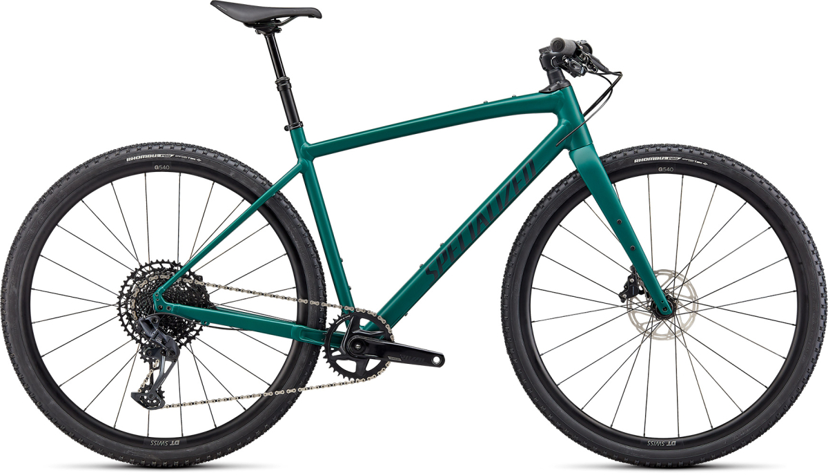 Гравийные велосипеды Specialized Diverge Expert E5 Evo 2022 Satin Pine/Forest/Chrome/Clean Артикул 95422-3004, 95422-3002, 95422-3003