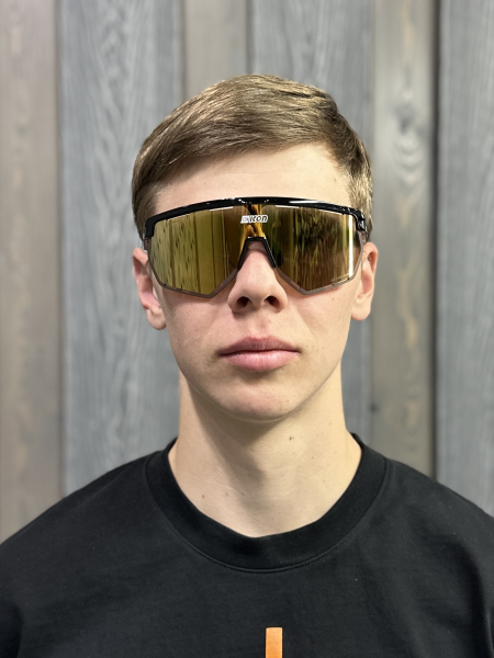 Очки Очки спортивные Scicon AeroWing оправа Black Gloss линза SCNPP Multimirror Bronze Артикул 