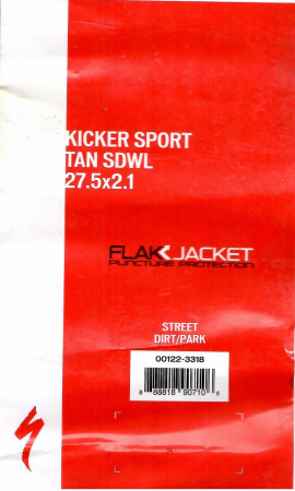 Покрышки Покрышка 27,5 Specialized Kicker Sport Tan Sdwl 27,5x2.1 Артикул 