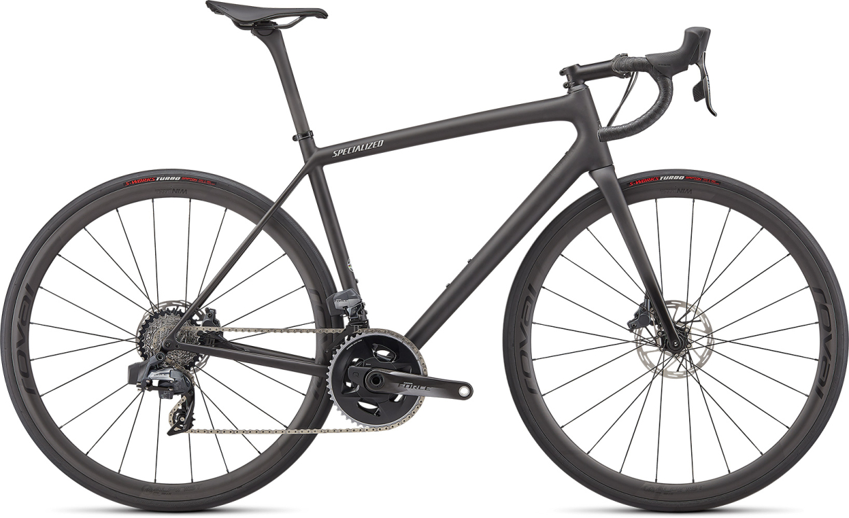 Шоссейные велосипеды Specialized Aethos Pro 2022 Carbon/Flake Silver/Gloss Black Fork Fade Артикул 97222-1158, 97222-1152, 97222-1156, 97222-1161, 97222-1154, 97222-1149