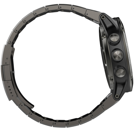 Спортивные часы Garmin Fenix 5x Sapphire серые с металлическим браслетом Артикул 010-01733-03