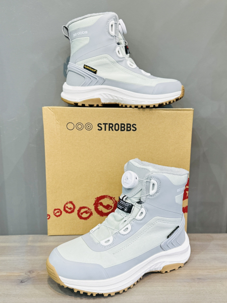 Ботинки зимние женские Strobbs F8494-4 HydroGuard Thinsulate серый