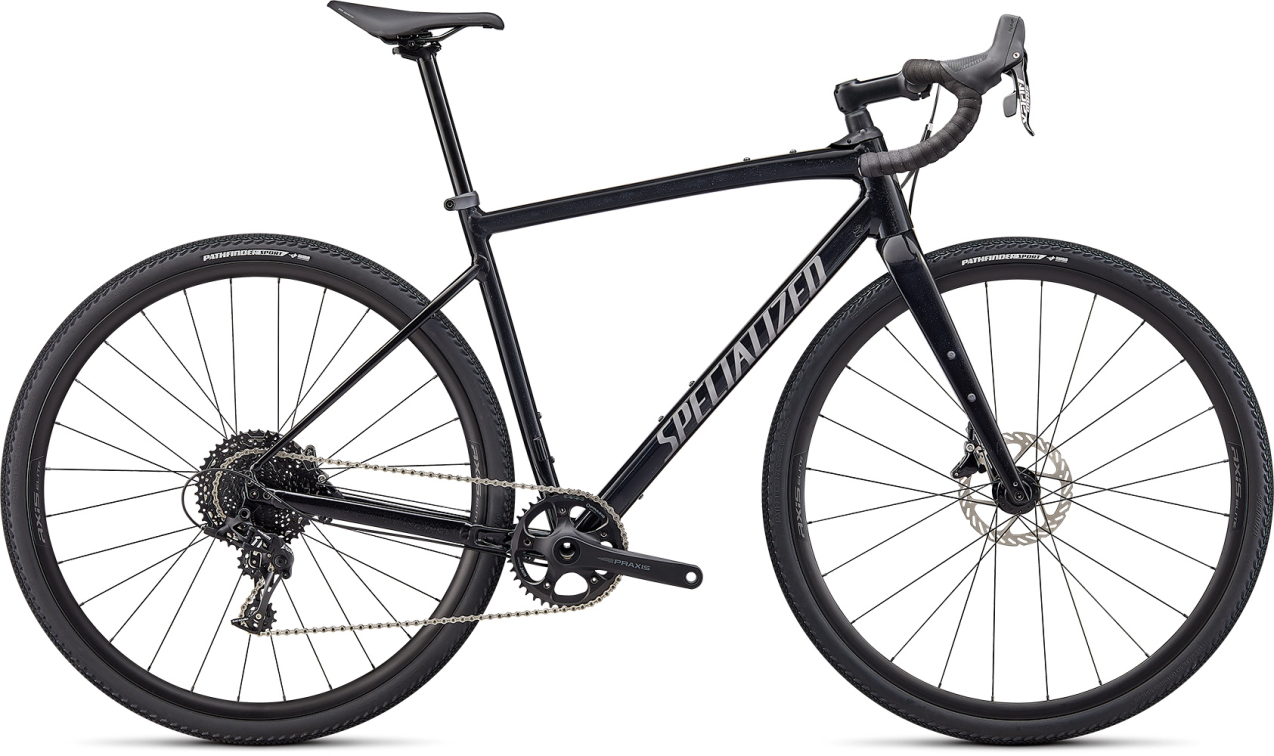 Гравийные велосипеды, комфорт плюс Specialized Diverge Comp E5 2022 Gloss Tarmac Black/Smoke/Chrome/Clean Артикул 95422-5349, 95422-5356, 95422-5361, 95422-5354, 95422-5358, 95422-5352