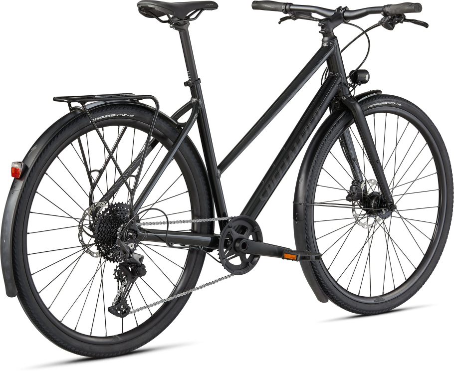 Городские велосипеды Specialized Sirrus X 3.0 Step-Through EQ 2021 Gloss Nearly Black / Black Reflective Артикул 92421-7402, 92421-7401, 92421-7404, 92421-7403, 92421-7405