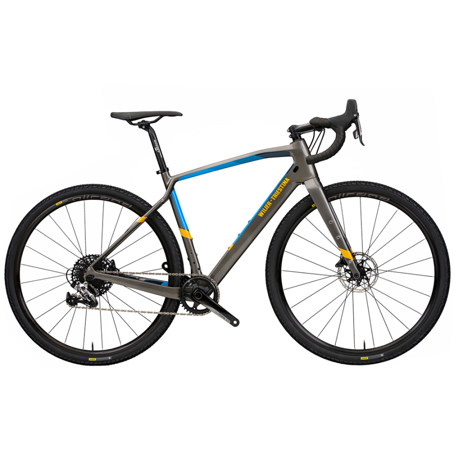 Гравийные велосипеды Wilier Jena Rival 1x11 RS370 2022 Grey/Blue Артикул B116V3J9M