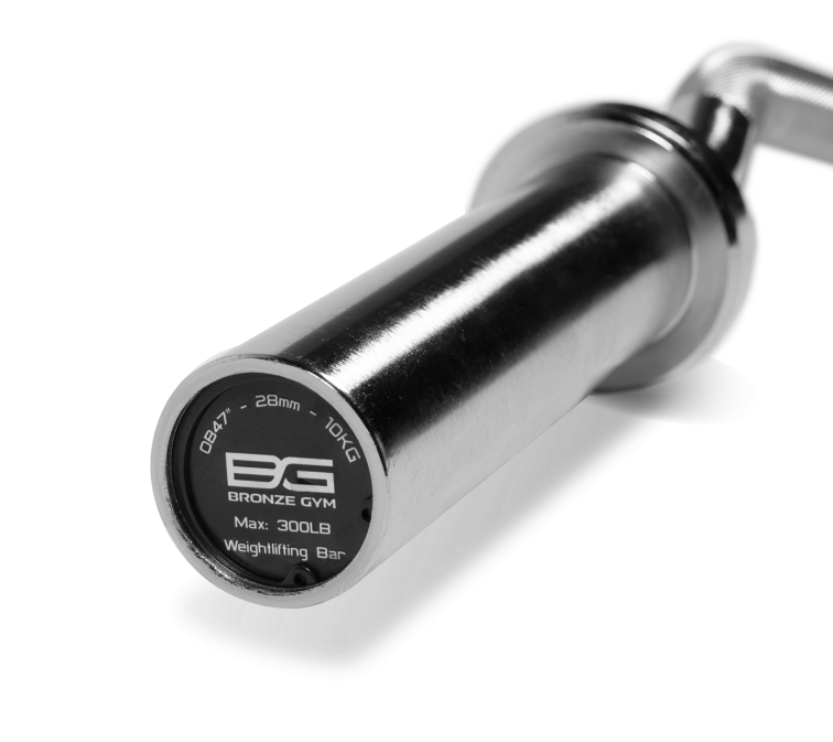 Грифы для штанг и гантелей Гриф олимпийский BRONZE GYM EZ-образный с замками Артикул 
