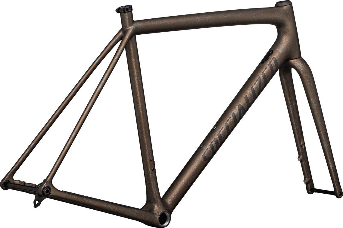 Рамы шоссе, гревел рама Specialized Crux 10R 2025 Burnt Gold Metallic / Black Pearl Dry Impasto/ Obsidian Артикул 71425-7456, 71425-7449, 71425-7452, 71425-7454, 71425-7461, 71425-7458