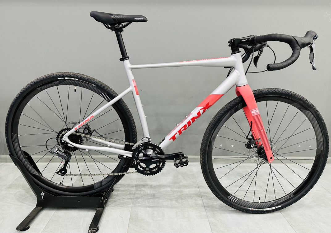 Гравийные велосипеды, ригиды Trinx GTR 2.2 2022 Grey/Red Артикул 
