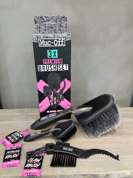 Набор щеток Muc-Off 220 Premium Brush для чистки и полировки велосипеда  Set 3 шт