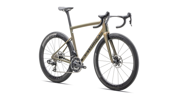 Specialized S-Works Tarmac SL8 - Sram Red AXS 2025 Gloss Cypress Metallic/Magenta To Gold Pearl