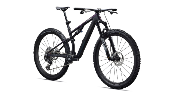 Specialized S-Works Epic 8 Evo AXS 2026 Gloss Carbon / Green to Purple Viavi Fade / Brushed Liquid M