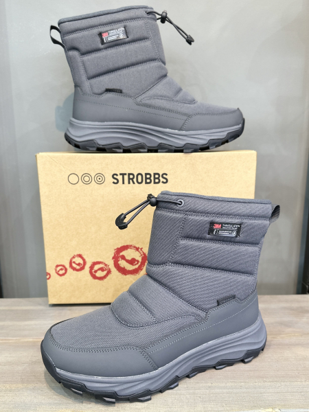 Полусапоги зимние Strobbs C9397-1 серый