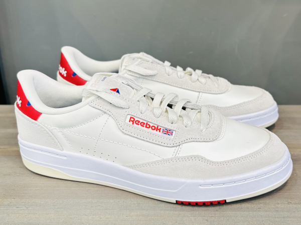 Кроссовки Кеды Reebok Court Peak alabaster/vector red/vector blue Артикул GX94345, GX943411.5, GX943411, GX943410.5