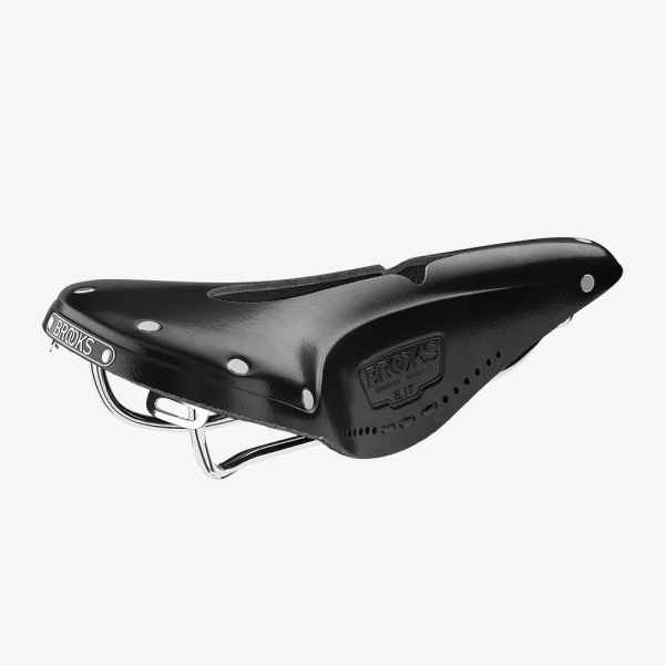 седло brooks b17 narrow carved black